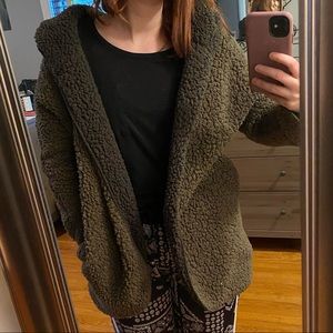 Urban Outfitters Carmella Reversible Teddy Jacket